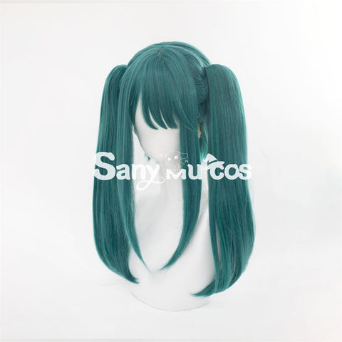 The Vampire Pop Up Parade Cosplay Wig Kawaii Lolita Green Double Ponytail Wig