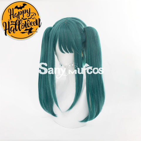 The Vampire Pop Up Parade Cosplay Wig Kawaii Lolita Green Double Ponytail Wig