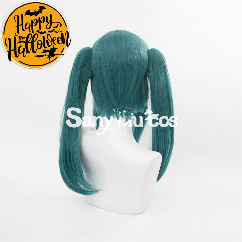 The Vampire Pop Up Parade Cosplay Wig Kawaii Lolita Green Double Ponytail Wig