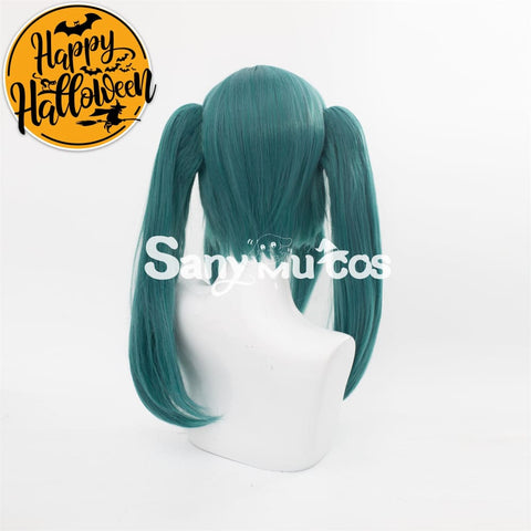 The Vampire Pop Up Parade Cosplay Wig Kawaii Lolita Green Double Ponytail Wig