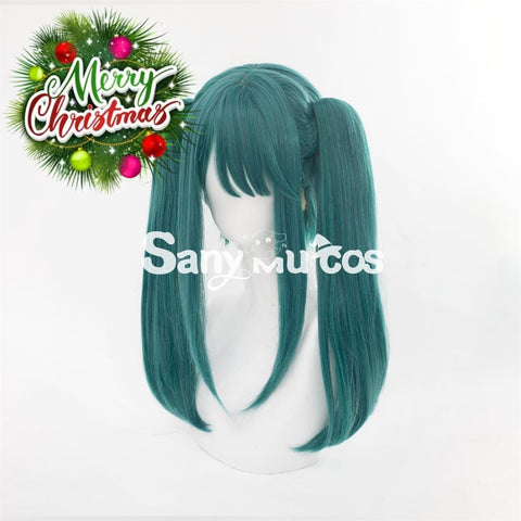 The Vampire Pop Up Parade Cosplay Wig Kawaii Lolita Green Double Ponytail Wig