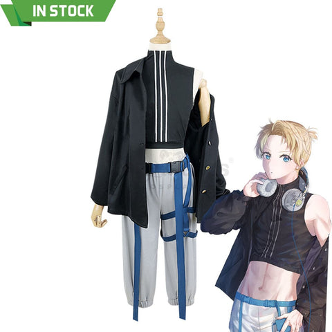 【In Stock】Vocaloid Hatsune Miku X Kagamine Rin & Len Cosplay Ready Steady Costume Plus Size / S