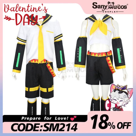 【In Stock】Vocaloid Kagamine Rin & Len Cosplay Costume Plus Size Costumes