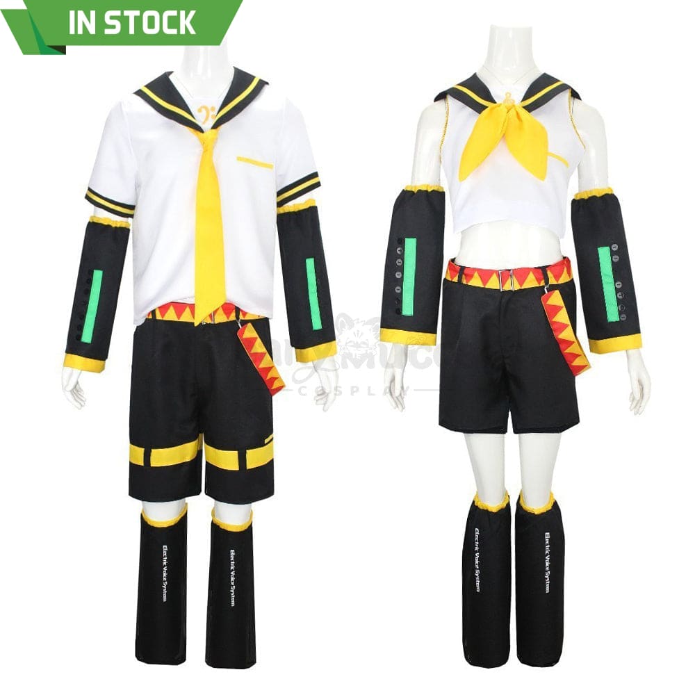 【In Stock】Vocaloid Kagamine Rin & Len Cosplay Costume Plus Size Costumes