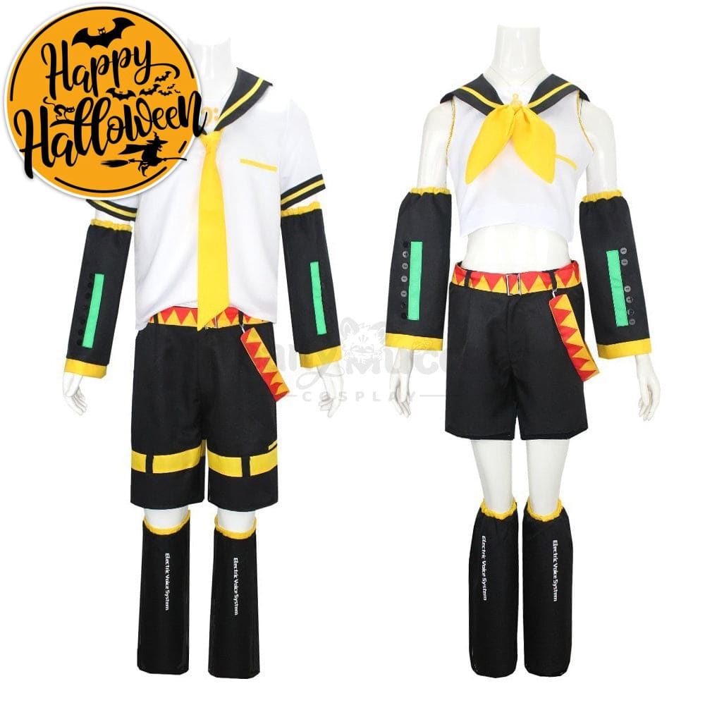 【In Stock】Vocaloid Kagamine Rin & Len Cosplay Costume Plus Size Costumes