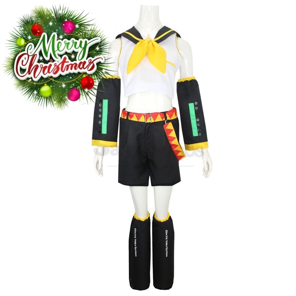 【In Stock】Vocaloid Kagamine Rin & Len Cosplay Costume Plus Size / Xs Costumes