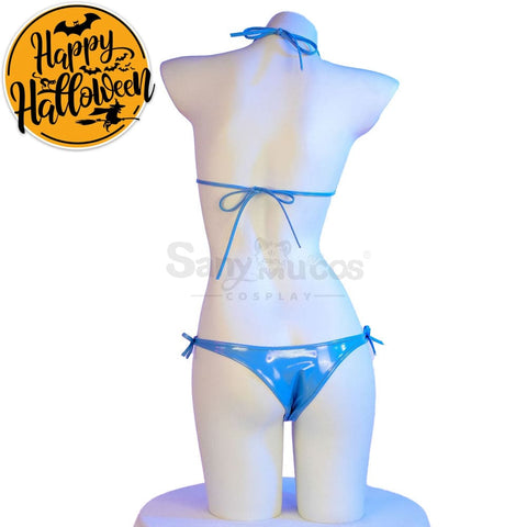 【In Stock】Vtuber Cosplay Gawr Gura Bikini Swimsuit Costume Costumes