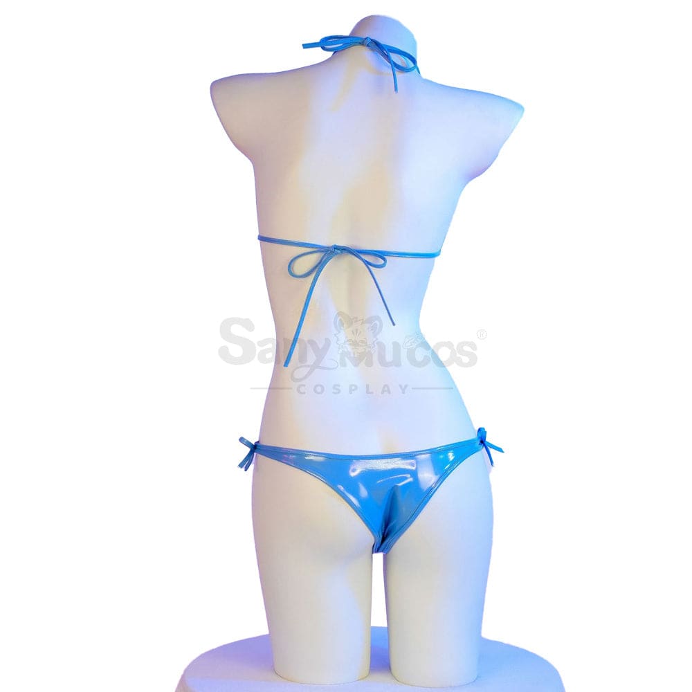 【In Stock】Vtuber Cosplay Gawr Gura Bikini Swimsuit Costume Costumes