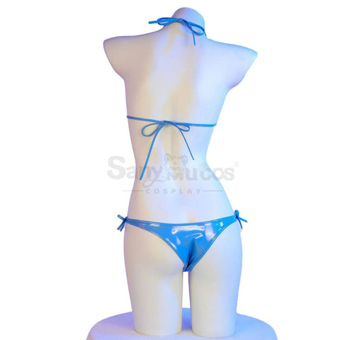 【In Stock】Vtuber Cosplay Gawr Gura Bikini Swimsuit Costume Costumes
