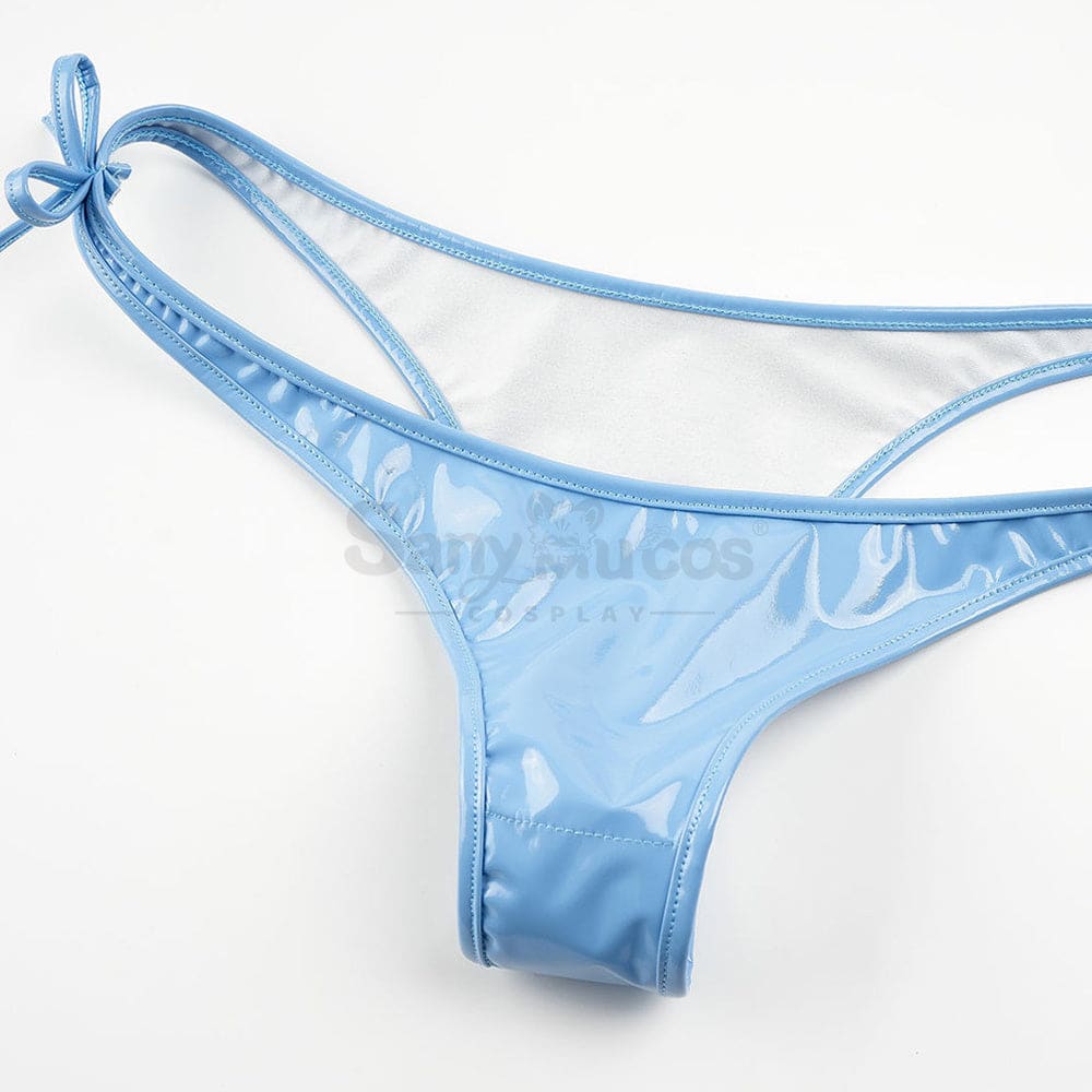 【In Stock】Vtuber Cosplay Gawr Gura Bikini Swimsuit Costume Costumes