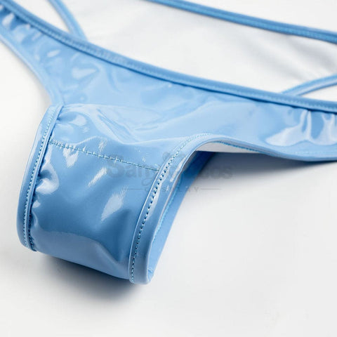 【In Stock】Vtuber Cosplay Gawr Gura Bikini Swimsuit Costume Costumes