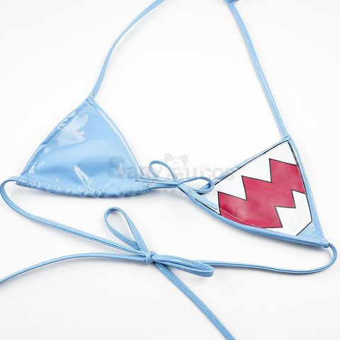 【In Stock】Vtuber Cosplay Gawr Gura Bikini Swimsuit Costume Costumes