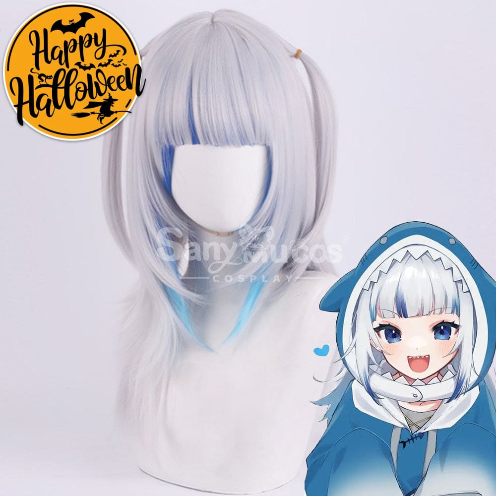 Vtuber Cosplay Gawr Gura Wig Wigs