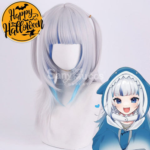 Vtuber Cosplay Gawr Gura Wig Wigs