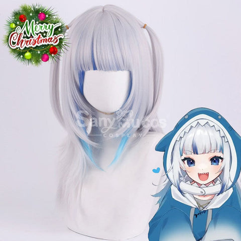 Vtuber Cosplay Gawr Gura Wig Wigs