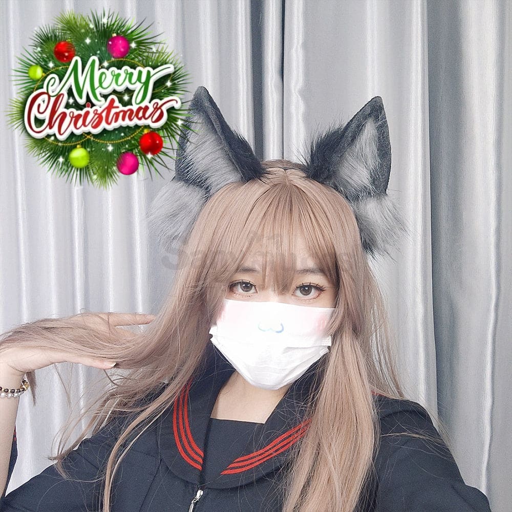 【In Stock】Wolf Ears Hairband Cosplay Props Prop