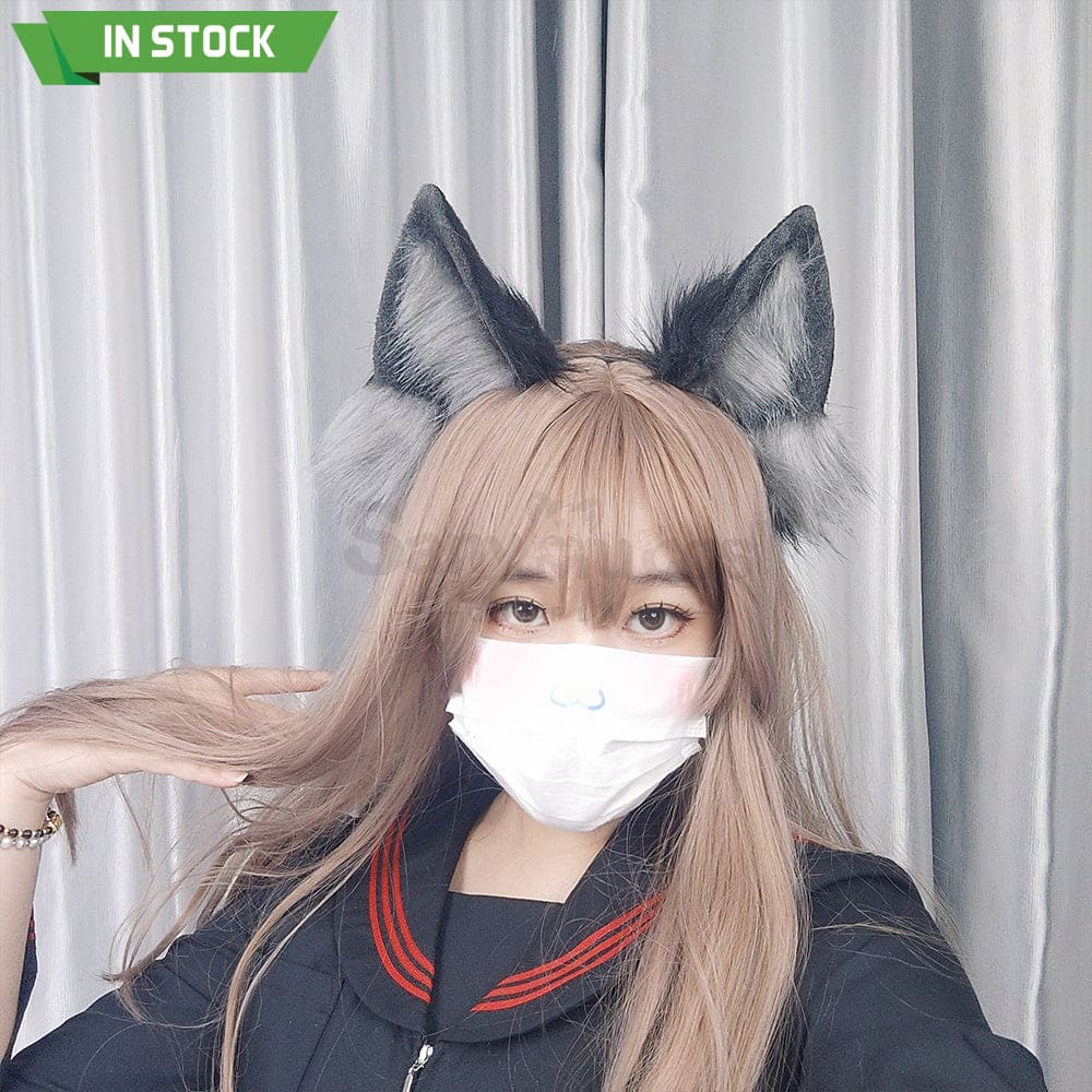 【In Stock】Wolf Ears Hairband Cosplay Props Prop