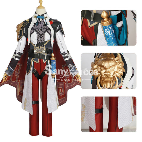 【48H To Ship】Game Honkai: Star Rail Cosplay Xianzhou Alliance Jingyuan Cosplay Costume Plus Size