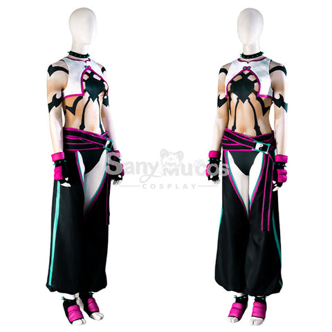 【In Stock】Game Street Fighte Cosplay Han Juri Cosplay Costume Plus Size