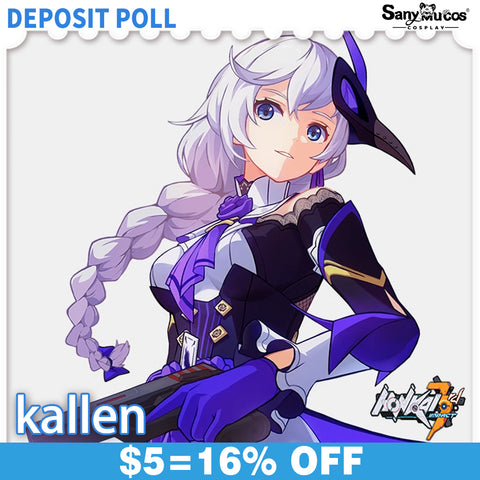 【SanyMuCos Deposit Poll】Game Honkai 3rd Cosplay Kallen Kaslana Cosplay Costume