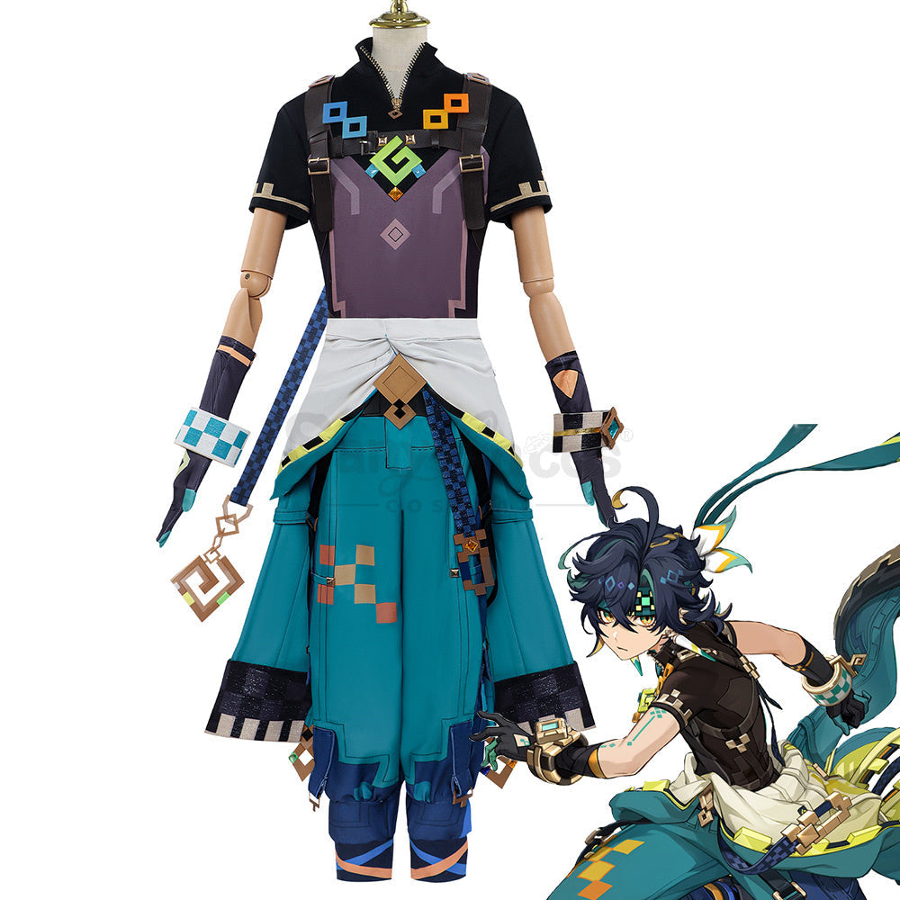 【In Stock】Game Genshin Impact Cosplay Kinich Costume Costumes