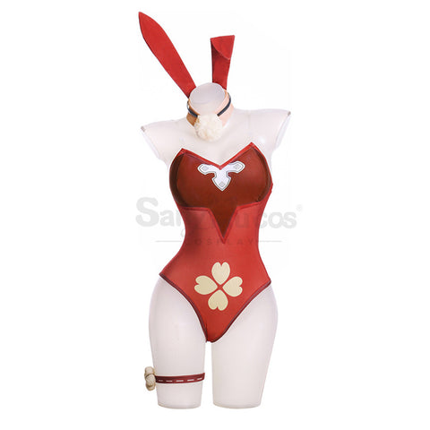 Game Genshin Impact Cosplay Klee Sexy Bunny Girl Cosplay Costume