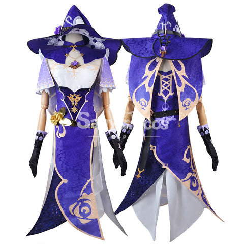 【In Stock】Game Genshin Impact Cosplay Lisa Cosplay Costume Plus Size