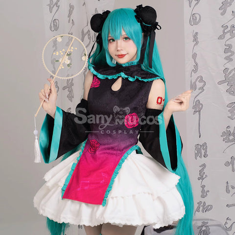 【In Stock】Vocaloid Hatsune Miku Cosplay Miku Cheongsam Cosplay Costume