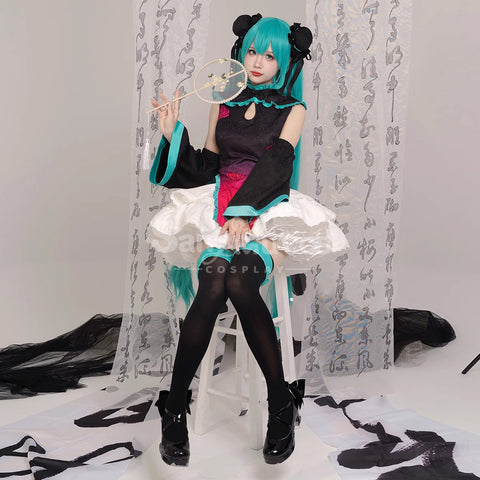 【In Stock】Vocaloid Hatsune Miku Cosplay Miku Cheongsam Cosplay Costume