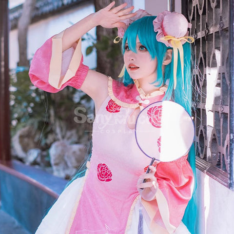 【In Stock】Vocaloid Hatsune Miku Cosplay Miku Cheongsam Cosplay Costume