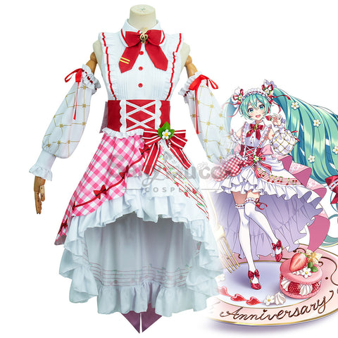 【In Stock】Vocaloid Hatsune Miku Cosplay 15th Anniversary Cosplay Costume