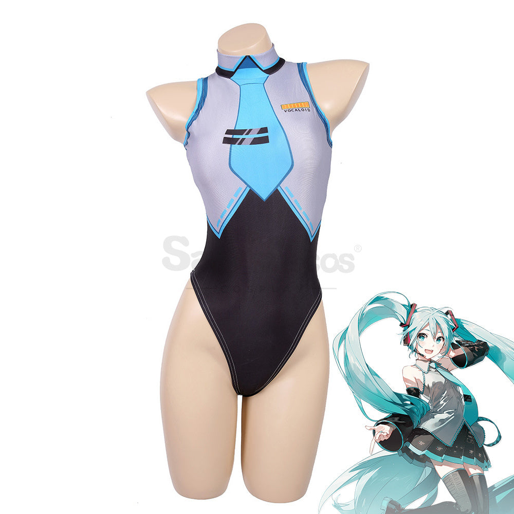 【In Stock】Vocaloid Hatsune Miku Cosplay Miku Swimsuit Cosplay Costume