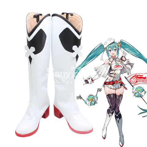 Vocaloid Hatsune Miku Cosplay Racing Miku 2023 Cosplay Shoes