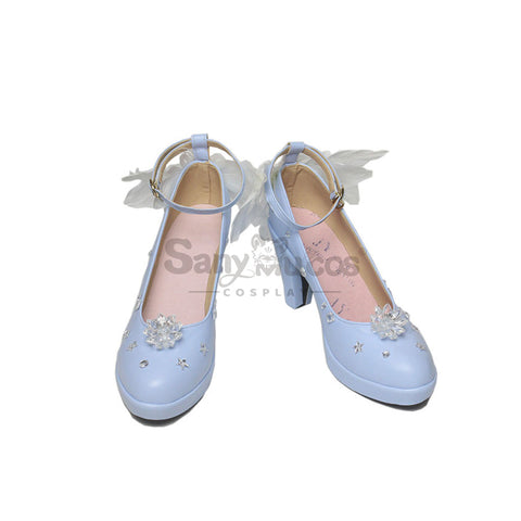 Vocaloid Hatsune Miku Cosplay Snow Miku 2019Cosplay Shoes