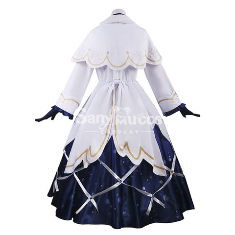 【In Stock】Vocaloid Hatsune Miku Cosplay Snow Miku 2021 Cosplay Costume