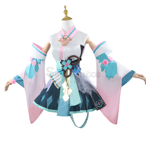 Vocaloid Hatsune Miku Cosplay Onmyoji RPG x Hatsune Miku Cosplay Costume Plus Size