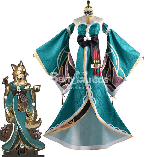 【48H To Ship】Game Genshin Impact Cosplay Miss Hina Cosplay Costume Plus Size 1000