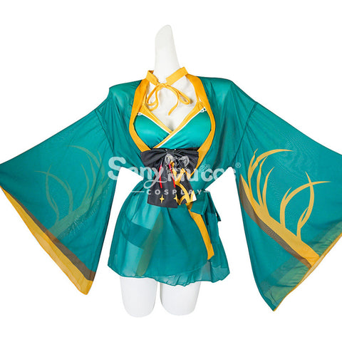 【In Stock】Game Genshin Impact Cosplay Miss Hina Swimdress Cosplay Costume