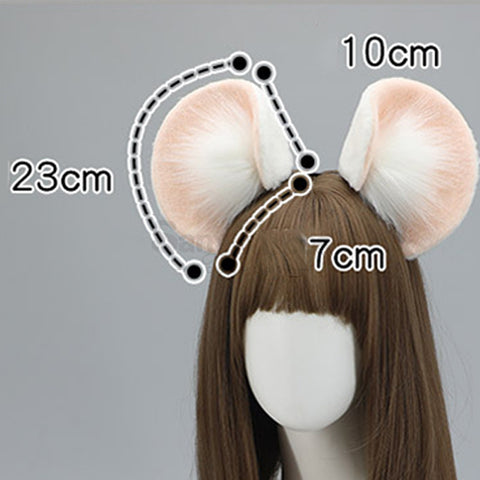 【In Stock】Rat Ears Hairband Cosplay Props