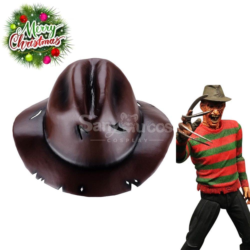 Movie A Nightmare On Elm Street Cosplay Freddy Krueger Hat Prop