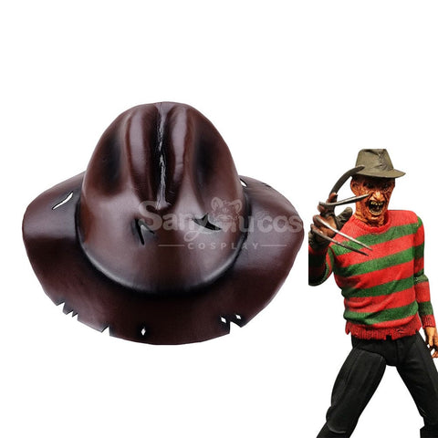 Movie A Nightmare On Elm Street Cosplay Freddy Krueger Hat Prop