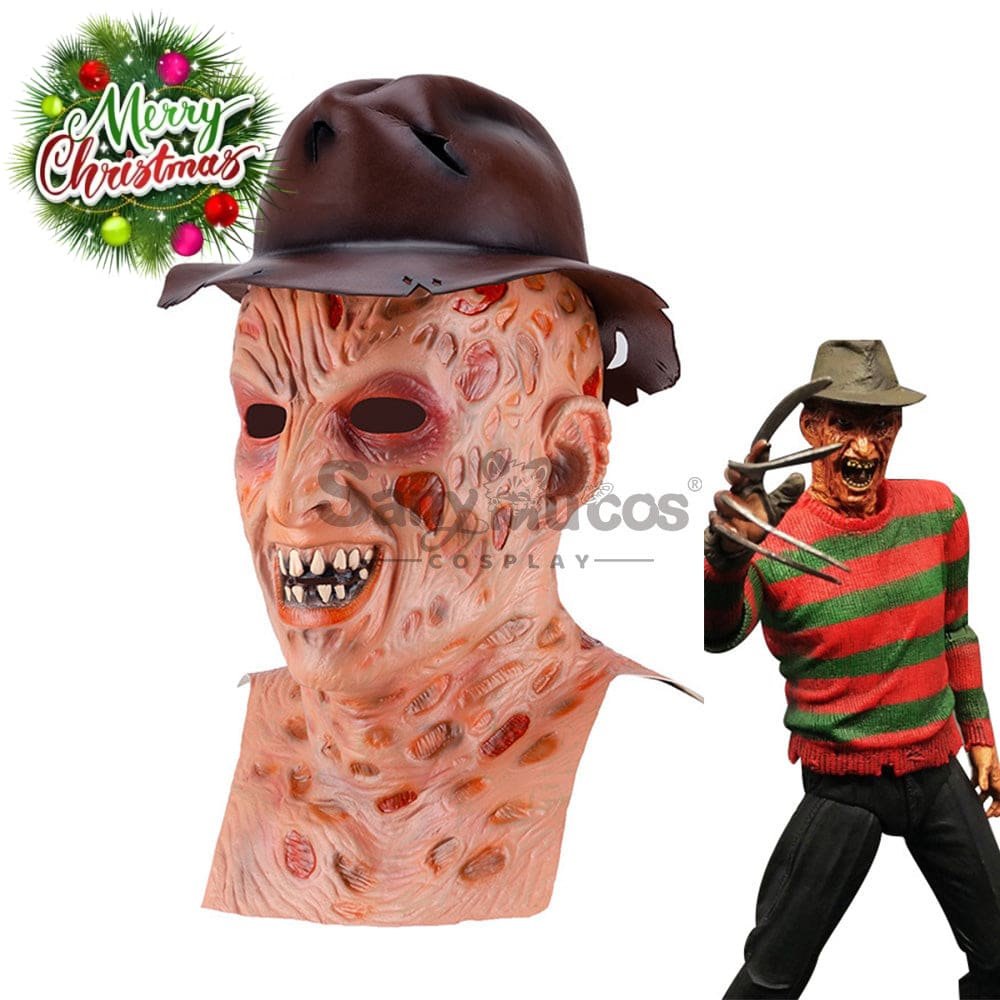 Movie A Nightmare On Elm Street Cosplay Freddy Krueger Mask Prop
