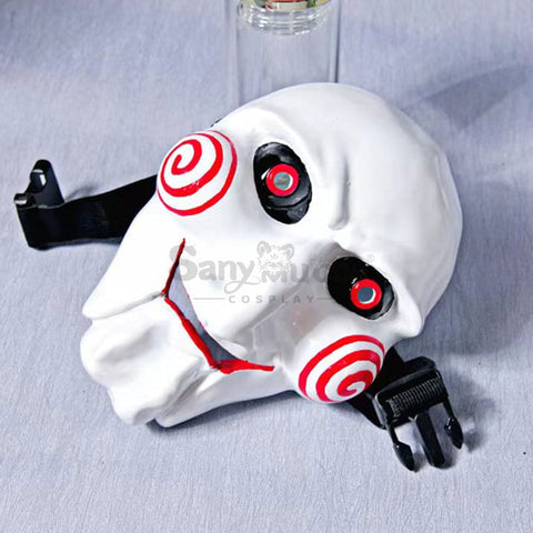 Movie Saw Cosplay Jigsaw Mask Prop