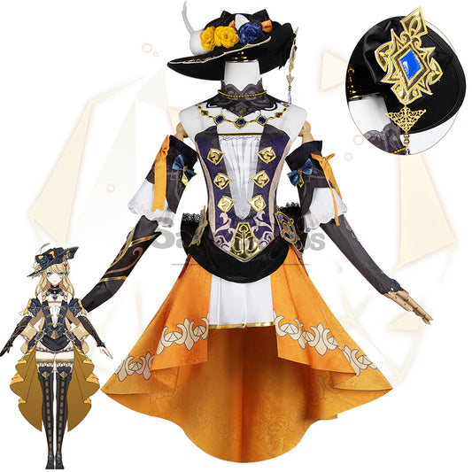 【48H To Ship】Game Genshin Impact Cosplay Navia Cosplay Costume Plus Size 1000