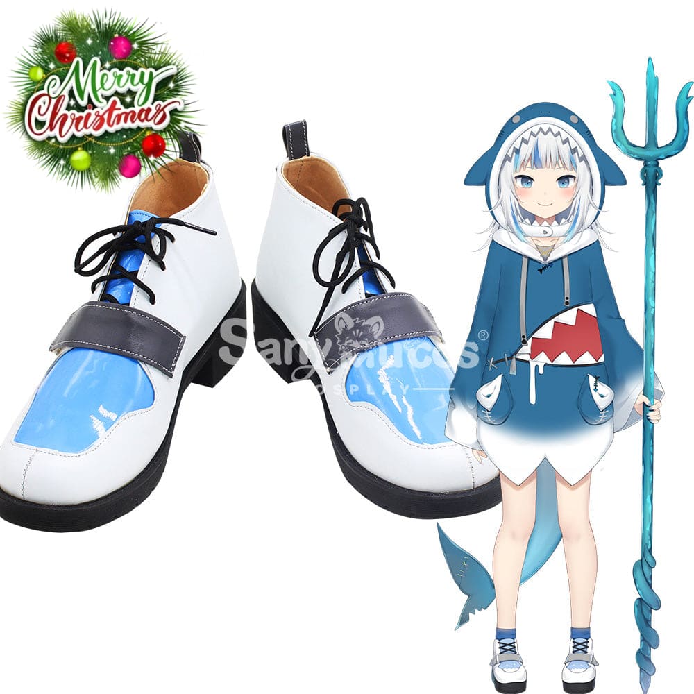 Nijisanji Cosplay Vtuber Gawr Gura Shoes Boots