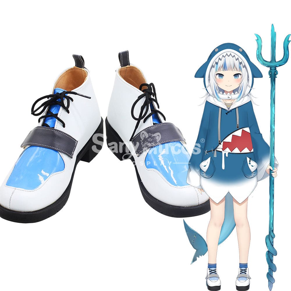 Nijisanji Cosplay Vtuber Gawr Gura Shoes Boots