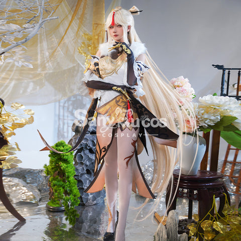 【Weekly Flash Sale On Www.Sanymucos.Com】【48H To Ship】Game Genshin Impact Cosplay Ningguang Cosplay Costume Premium Edition