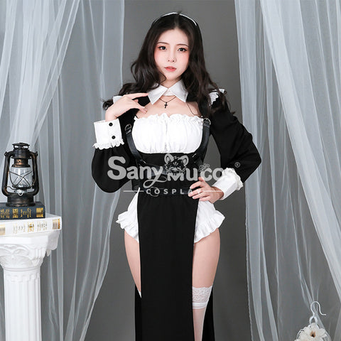 【In Stock】Sexy Cosplay Nun Suit Cosplay Costume