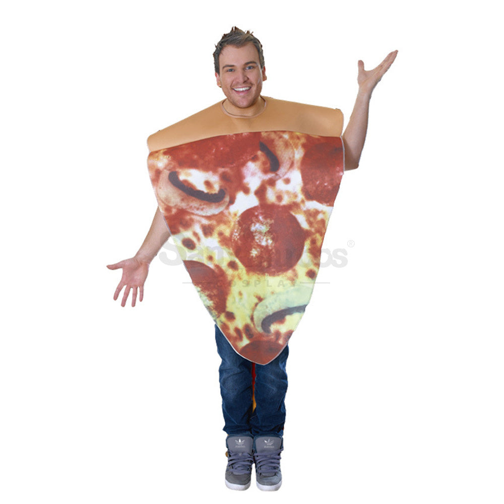 【In Stock】Carnival Cosplay Adult Masquerade Stage Pizza Costume Yellow Costumes