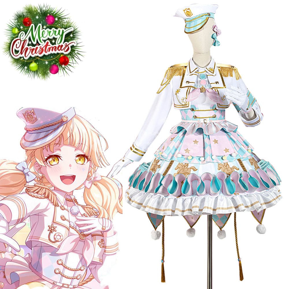 【Pre Sale】Anime BanG Dream! Cosplay Kokoro Tsurumaki Cosplay Costume Cosplay Costumes